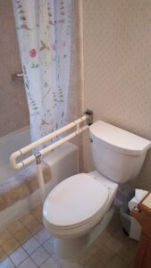 grab bar for toilet and bath